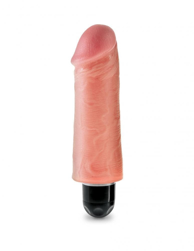 Pipedream King Cock 5 Vibr Stiffy Flesh - Вибромассажер, 12.7 х 3.8 см