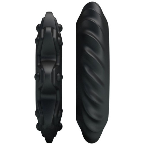 LyBaile Ring Flowering Black - Набор эрекционных колец разного диаметра, 2 шт