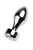 Silver anal plug TOYFA Metal - срібляста анальна пробка із кристалом, 8.2х3.8 см (прозорий) - купити в Україні | Секс шоп SEX-SHOP.ua