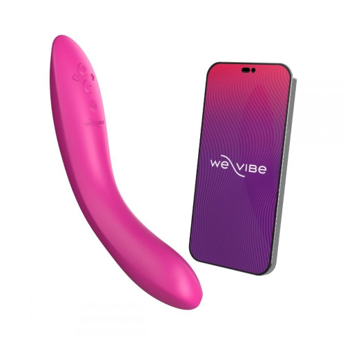 We-Vibe Rave 2 + Лубрикант 50 мл - Смарт вибратор для точки G, 19.3 х 3 см (розовый) - sex-shop.ua