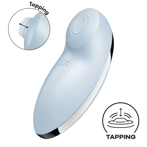 Клиторальный вибратор с пульсацией Satisfyer Tap & Climax 2