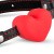Whipped - Heart Ball Gag - Силиконовый кляп в виде сердца (красный)