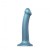Strap-On-Me Mono Density Dildo, M - Насадка для страпона гибкая, 18х3.3 см., (голубая)
