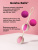 Gvibe Geisha Balls 2 - Шарики Гейши для тренировки интимных мышц, 3 см (розовый) - sex-shop.ua