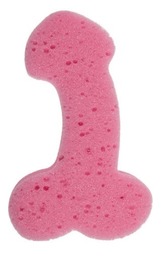 Sponge Willy Pink - Губка для ванной в форме пениса, 19 см (розовый) - sex-shop.ua