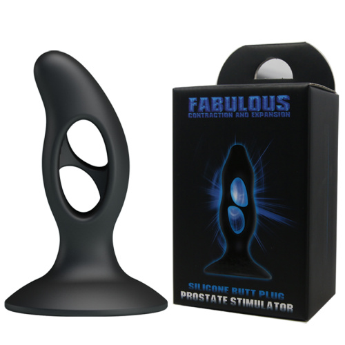 Fabulous Silicone Prostate Stimulator - Стимулятор простати, 9,4 см (чорний) - купити в Україні | Секс шоп SEX-SHOP.ua