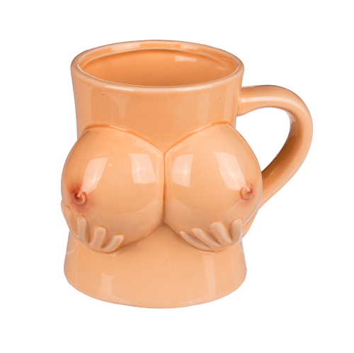 Boobs - Чашка в виде грудей, 11 х 9 см - sex-shop.ua