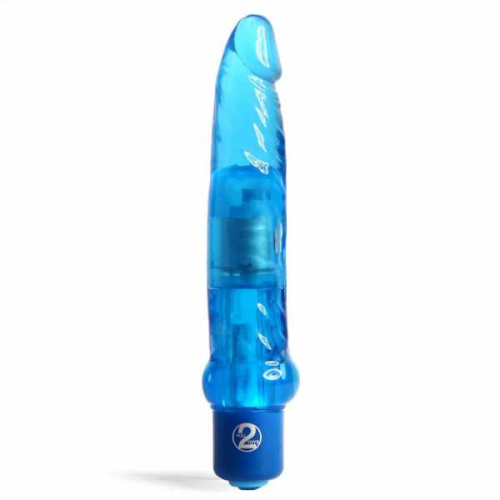 Orion - Jelly Anal Blue - Вибратор, 17х2.5 см - sex-shop.ua