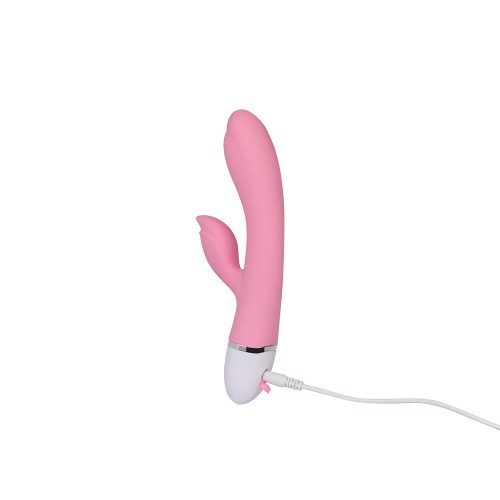 LoveToy - Dreamer II Vibrator Rose Red - Вібратор з кліторальним відростком, 21.5х3.5 ( світло-рожевий) - купити в Україні | Секс шоп SEX-SHOP.ua