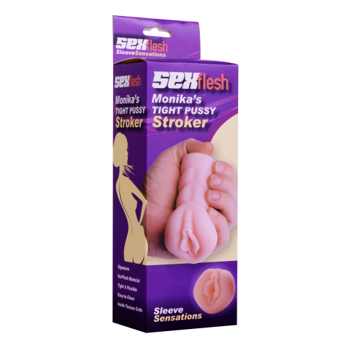 Sexflesh Monika's Tight Pussy Mini Stroker - Мастурбатор, 10х6,3 см (телесный)