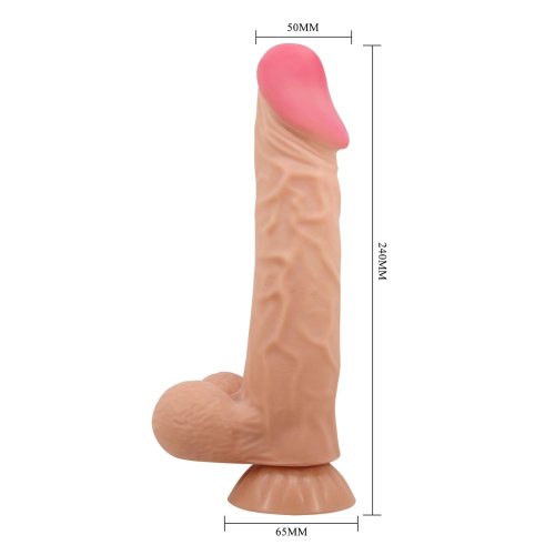Вибратор Baile Sliding Skin Sadik 9,4''