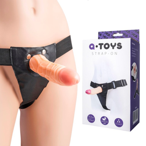 Toyfa A-Toys - Страпон-насадка з кріпленням, 16х3.9 см - купити в Україні | Секс шоп SEX-SHOP.ua