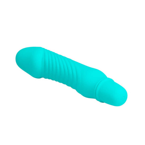 LyBaile Pretty Love Stev Vibrator Blue - Силиконовый мини-вибратор, 13.5х2.9 см (голубой)