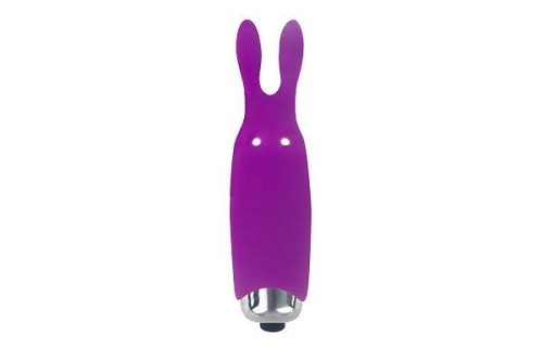 Adrien Lastic Pocket Vibe Rabbit Purple - віброкуль зі стимулюючими вушками, 8.5х2.3 см (фіолетовий)