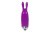 Adrien Lastic Pocket Vibe Rabbit Purple - вибропуля со стимулирующими ушками, 8.5х2.3 см (фиолетовая) - sex-shop.ua