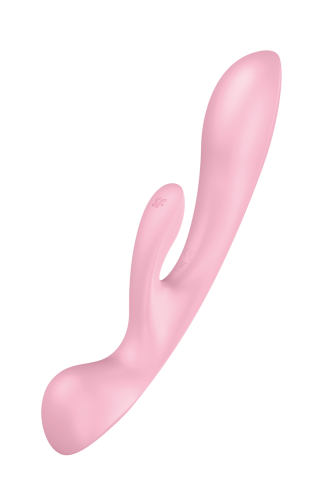 Satisfyer Triple Oh Pink - Вибратор-кролик (розовый)