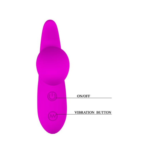LyBaile Pretty Love Beckie Prostate Stimulator - Массажер простаты, 10х3,5 см (розовый) - sex-shop.ua