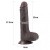 LoveToy Sliding-Skin Dildo Coffee 7 - Фалоімітатор, 17.5х3.5 см - купити в Україні | Секс шоп SEX-SHOP.ua