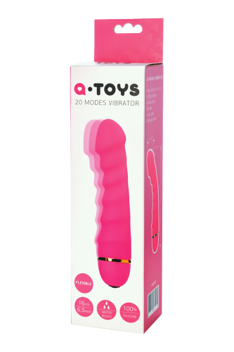 A-Toys By Toyfa - Ребристый вибратор для точки G, 16х3 см