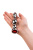 TOYFA Metal Silver anal plug  -  серебристая анальная пробка с кристаллом, 13.5х3 см (красный)