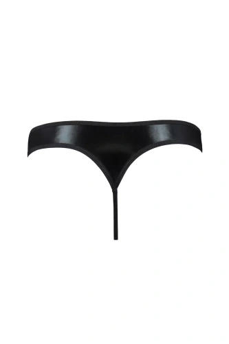 Passion - 033 THONG PAUL black - Сексуальные мужские стринги, XXL/XXXL