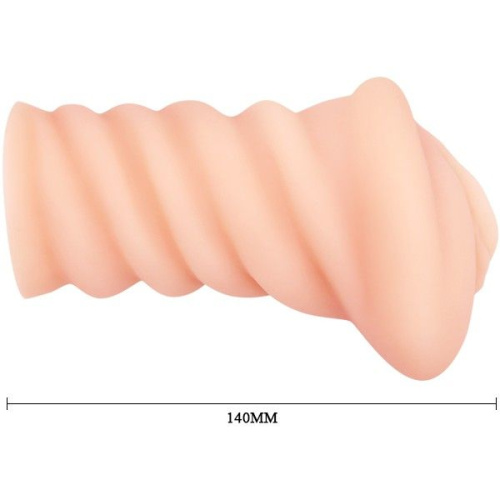 LyBaile Crazy Bull Mens Masturbator Toy - Мастурбатор, 14х7 см (телесный)