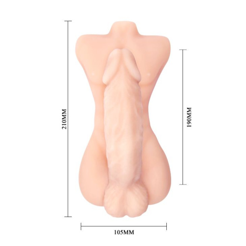 Реалістичний фалоімітатор Temptation Bigger Man Monster Dick - купити в Україні | Секс шоп SEX-SHOP.ua