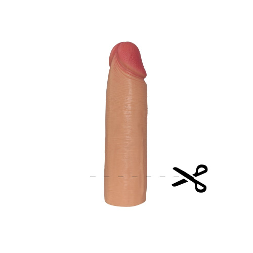 LoveToy Revolutionary Silicone Nature Extender Flesh, Add 1