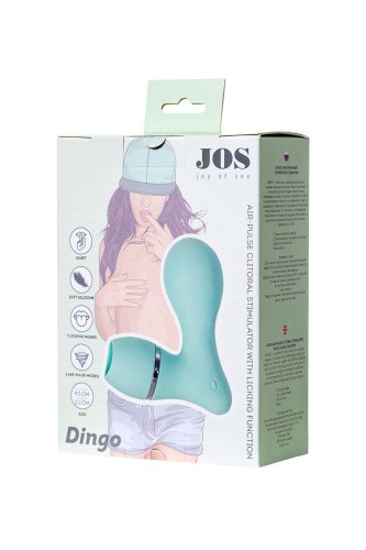 Toyfa Jos Dingo - Вакуумный стимулятор клитора с язычком, 9.5х3.2 см