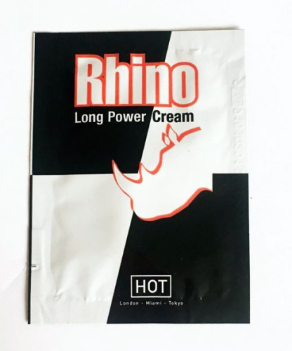 Hot Rhino long Рower Cream - Пролонгатор для чоловіків, 3 мл