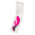 Adrien Lastic Trigger - Вибратор с массирующими движениями ствола, 20.1х4 см (розовый) - sex-shop.ua