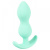Cuties Mini Butt Plug - Силиконовая анальная пробка, 7.5х2.8 см (мятный)