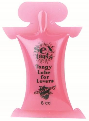 Лубрикант с ароматом клубники Sex Tarts Lube, 6 мл - sex-shop.ua