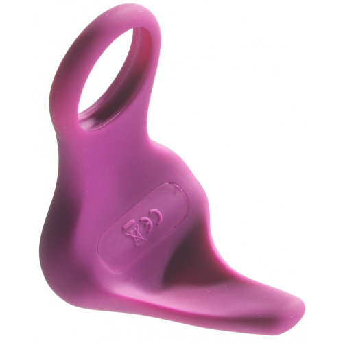 StRubber BeauMents Joyride - виброкольцо, 9.6х3.8 см (фиолетовый) - sex-shop.ua