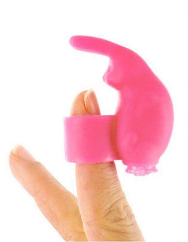 Xr Brands Bitty Bunny Fingertip Trinity Vibes - Вибронасадка на палец, 5 см - sex-shop.ua