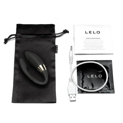 Lelo Noa - Вибромассажер для пар, 8.5х4.2 см (черный) - sex-shop.ua
