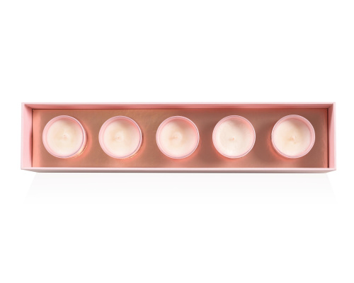 Набор массажных свечей 5 ароматов-афродизиаков Mini Massage Candles Collection, 5 х 35 г