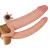 LoveToy Pleasure X-Tender Vibrating Double Penis Sleeve Flesh Add 1