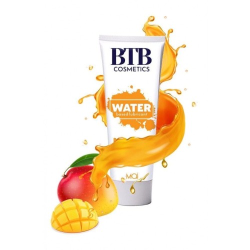 BTB Flavored Mango - Лубрикант на водной основе с ароматом манго, 100 мл - sex-shop.ua