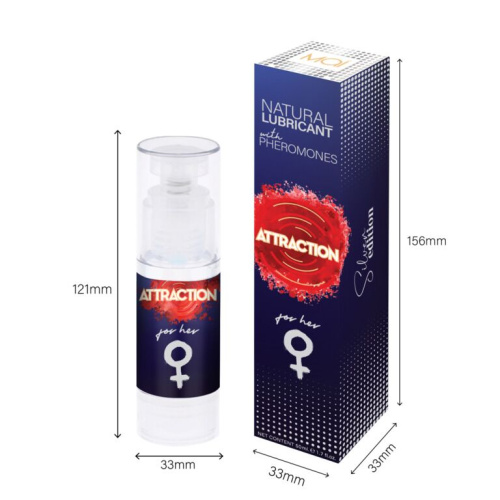 Mai Attraction For Her - Жіноча змазка на водній основі з феромонами, 50 мл