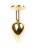 Boss Jewellery Gold PLUG Black - Анальная пробка с кристаллом, 7х2.7 см (чёрный) - sex-shop.ua