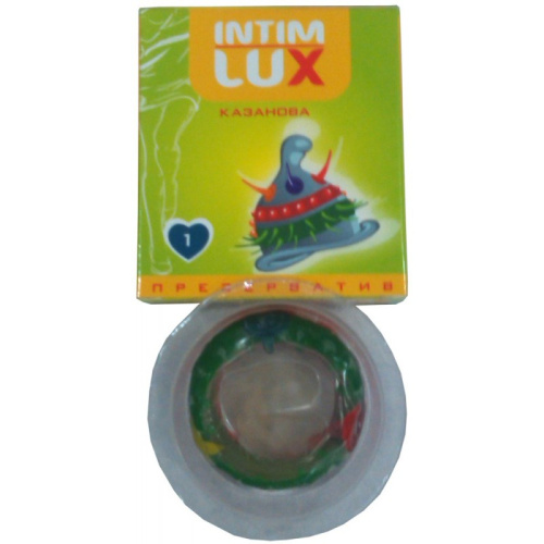 Intim Lux Казанова - презерватив с усиками, 1 шт - sex-shop.ua