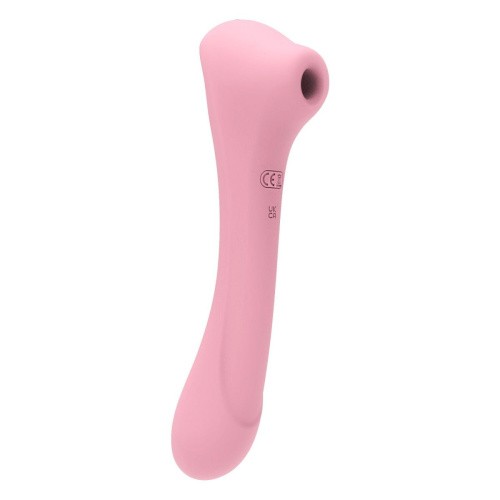 Femintimate Daisy Massager - Вакуумный клиторальный стимулятор, 20.2 см (розовый)