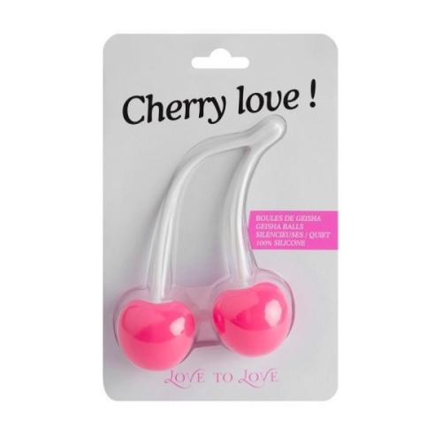 Love To Love Cherry Love - вагинальные шарики, 3,5 см.