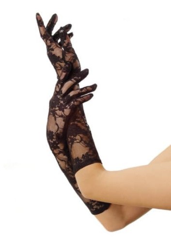 Leg Avenue - рукавички, S-L (чорний)
