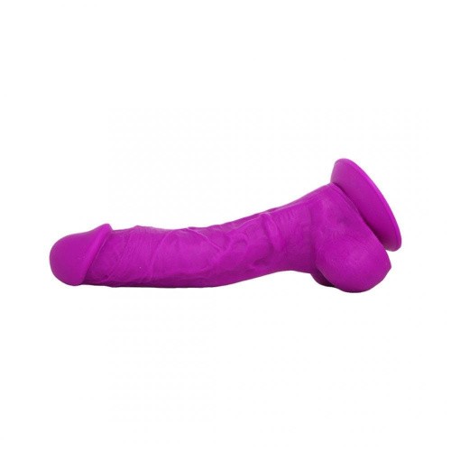 Цветной фаллоимитатор на присоске Coloursoft Soft Dildo, 13х4 см (голубой) - sex-shop.ua