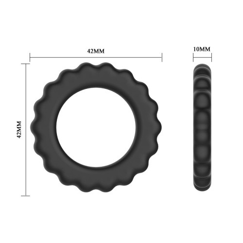 TITAN Cock Ring Pink - Эрекционное кольцо, 4,2 см (черный)