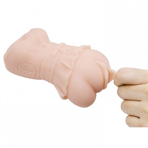 LyBaile Crazy Bull Vagina Masturbator Flesh with vibro - Мастурбатор, 14х7 см