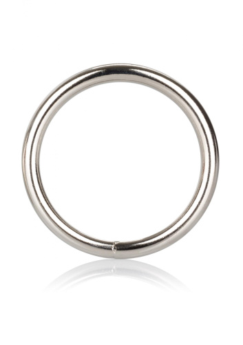 CalExotics Silver Ring Large - металлическое эрекционное кольцо, 5 см