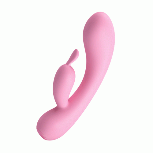 Pretty Love Hugo Vibrator Pink - Чувственный вибратор-кролик, 16.5х3.7 см (розовый)
